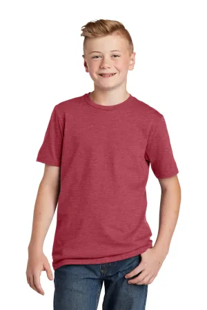 District Youth Wichtiges Kurzarm-Rundhals-T-Shirt - Kardinalrot meliert
