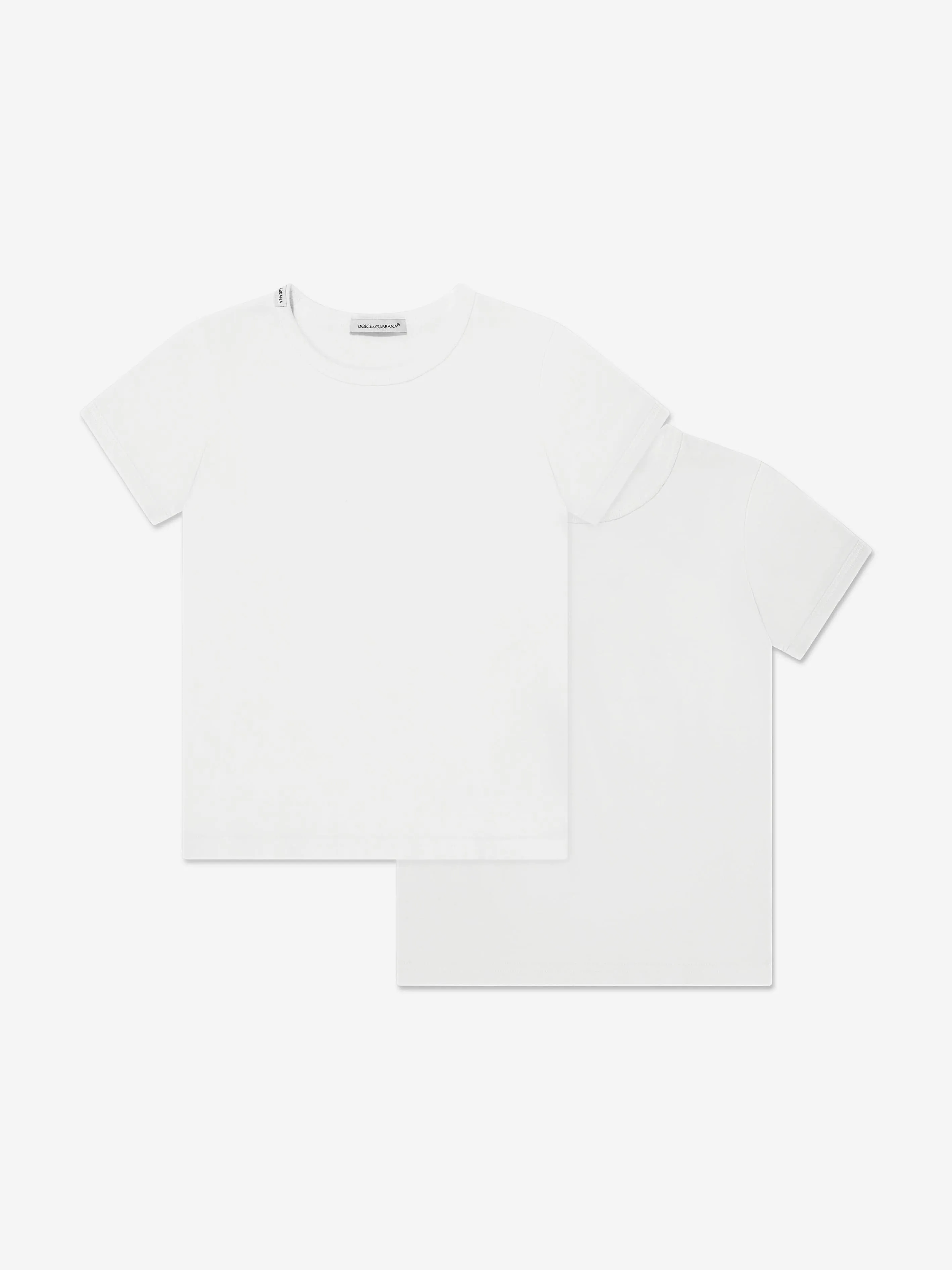 Dolce & Gabbana Jungen T-Shirt Set (2er Pack) in Weiß