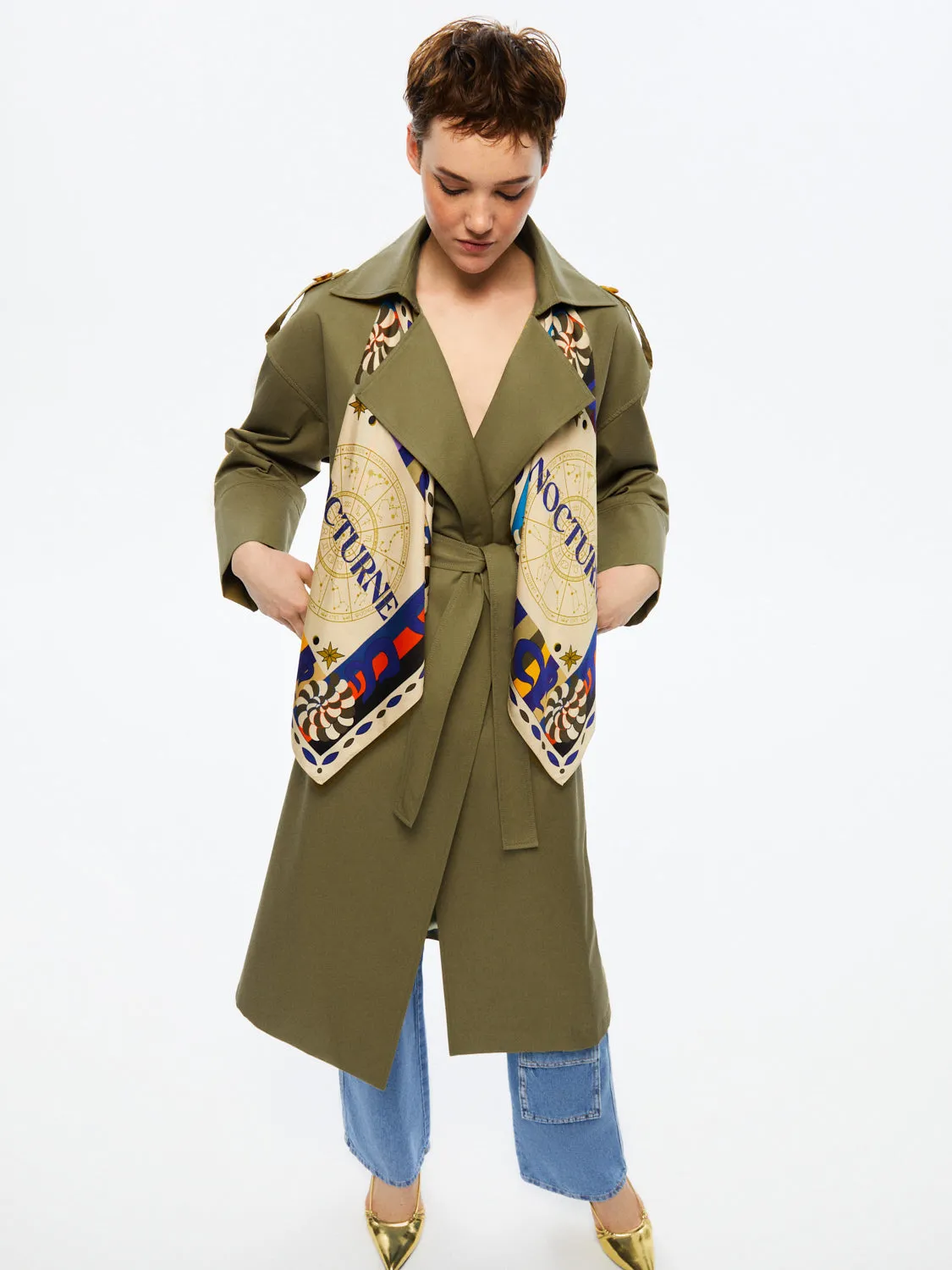 Doppelreihiger Trenchcoat