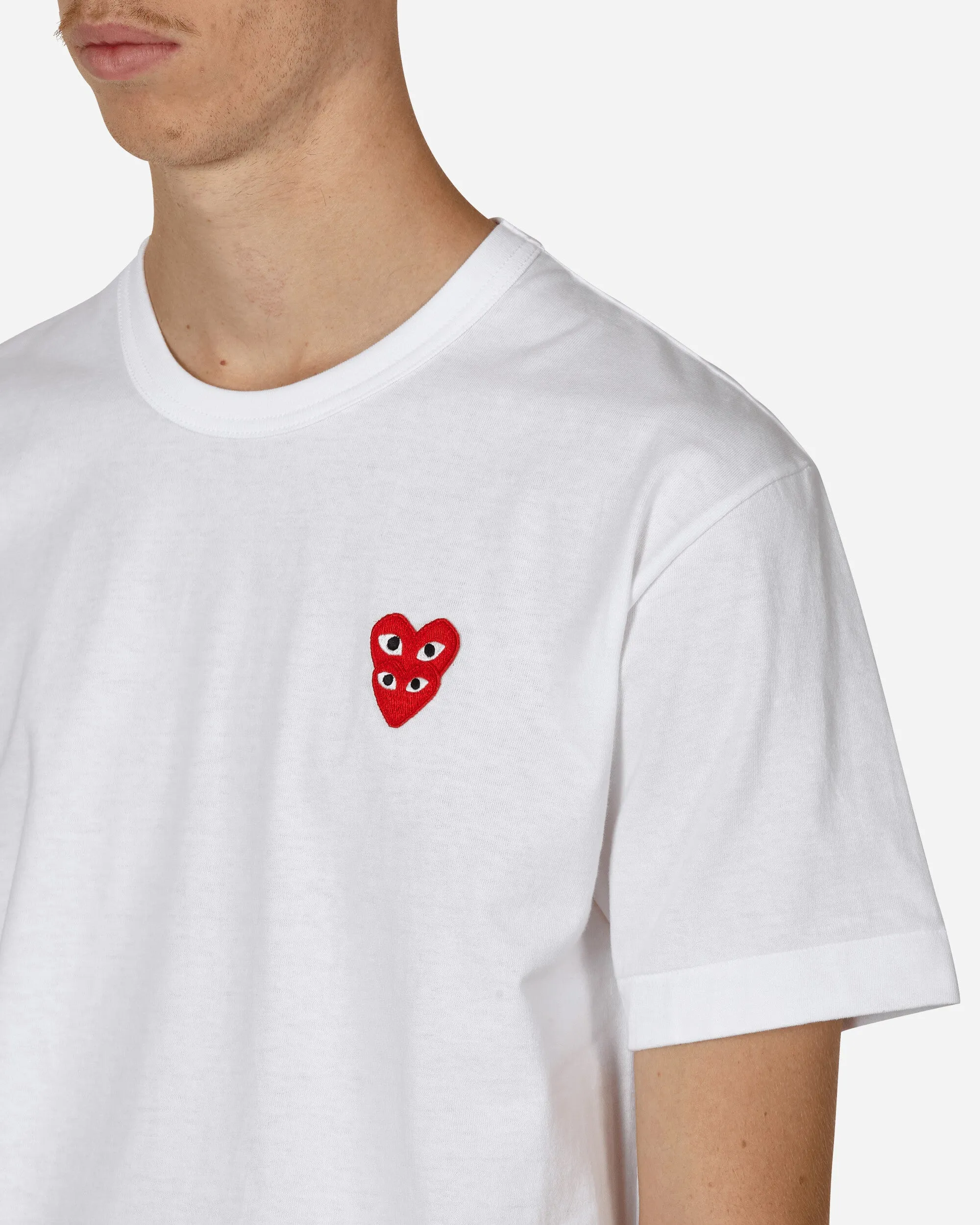 Doppelherz T-Shirt Weiß