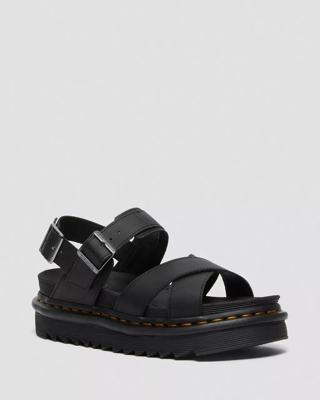 Dr. Martens Schuhe Voss II Ledersandalen in Schwarz
