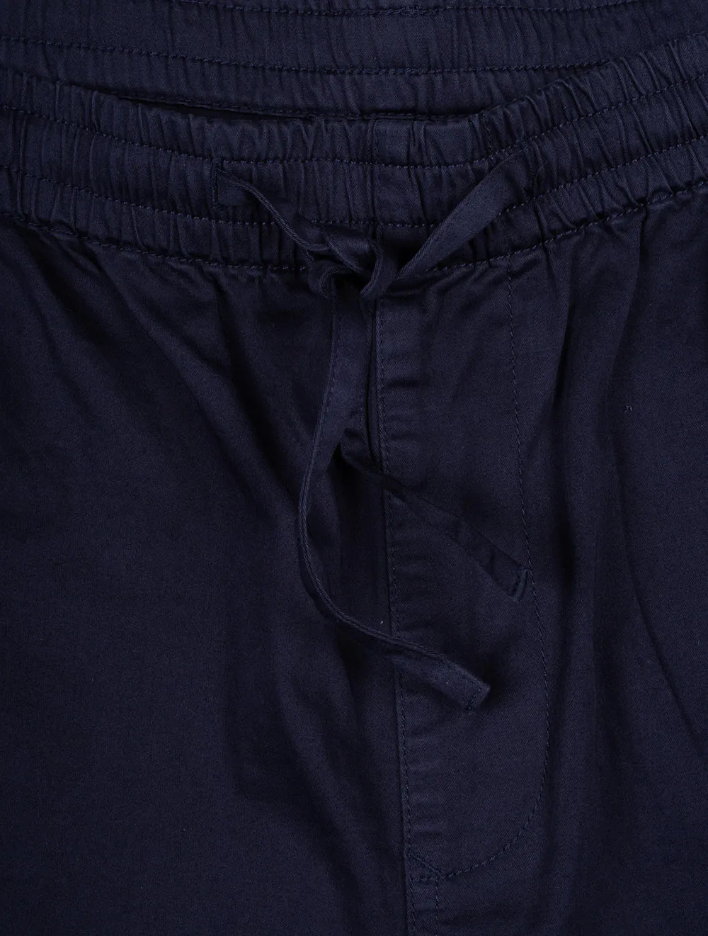 Marine Kurze Hose mit Logo und Kordelzug