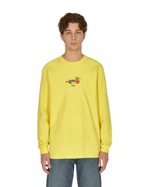 Enten-Langarm-T-Shirt Gelb
