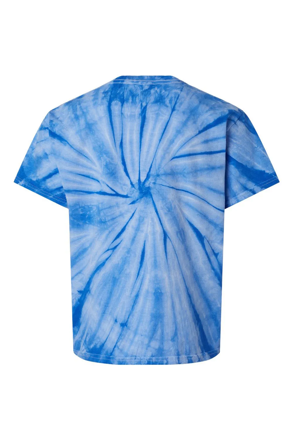 Dyenomite Youth Cyclone Pinwheel Batik Kurzarm T-Shirt mit Rundhalsausschnitt - Königsblau