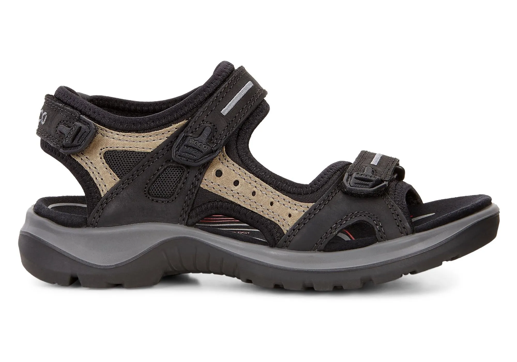 ECCO Damen Offroad Bequeme Leder Sandalen mit verstellbaren Riemen ECCO Schuhe