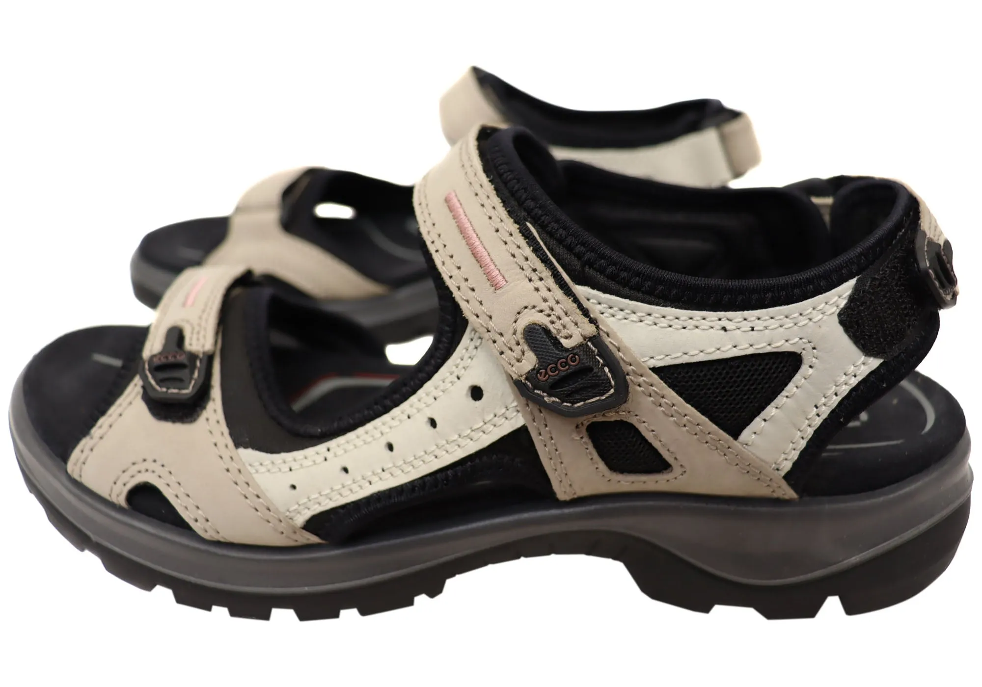 ECCO Damen Offroad Bequeme Leder Sandalen mit verstellbaren Riemen ECCO Schuhe