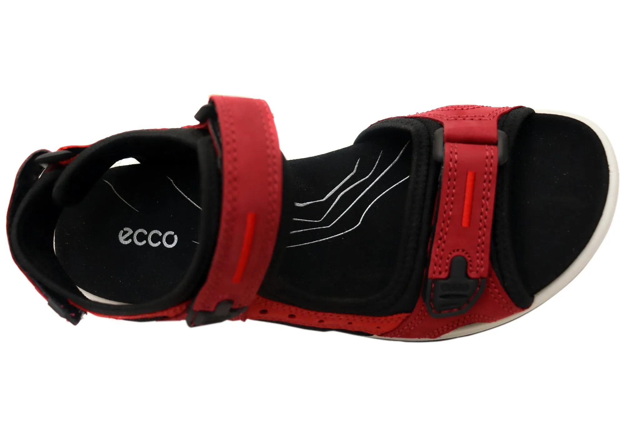 ECCO Damen Offroad Bequeme Leder Sandalen mit verstellbaren Riemen ECCO Schuhe