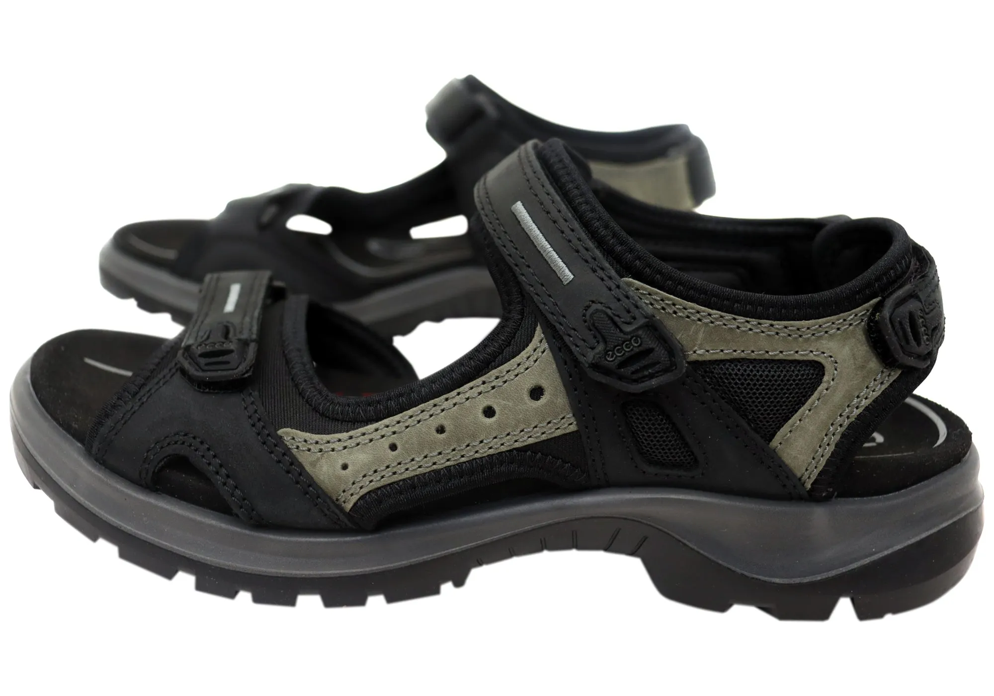 ECCO Damen Offroad Bequeme Leder Sandalen mit verstellbaren Riemen ECCO Schuhe
