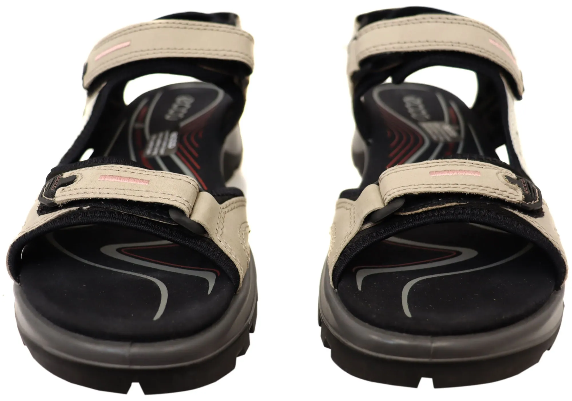 ECCO Damen Offroad Bequeme Leder Sandalen mit verstellbaren Riemen ECCO Schuhe