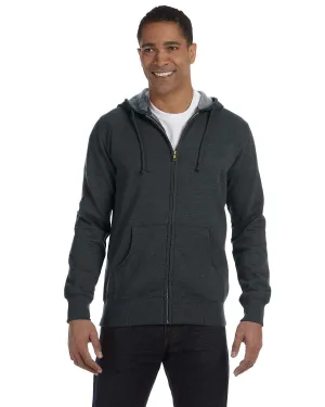 econscious EC5680 Herren Bio-/Recycling-Heather-Vollreissverschluss-Hoodie
