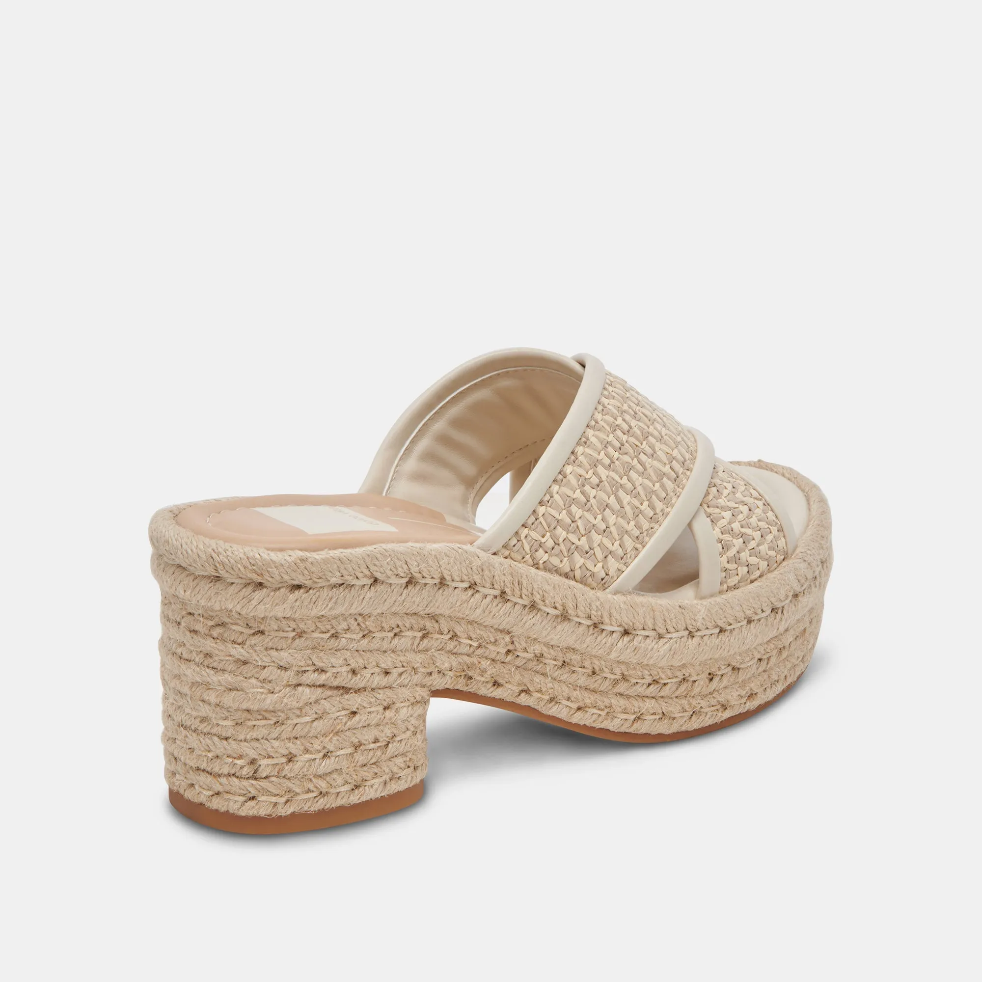 ELDORA ABSÄTZE NATURWEIßES RAFFIA
