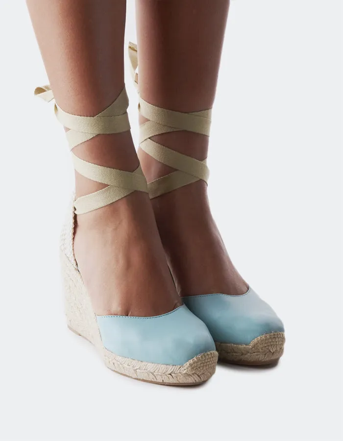 Elvira Blau Leder