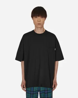 Emblem Snap T-Shirt Schwarz
