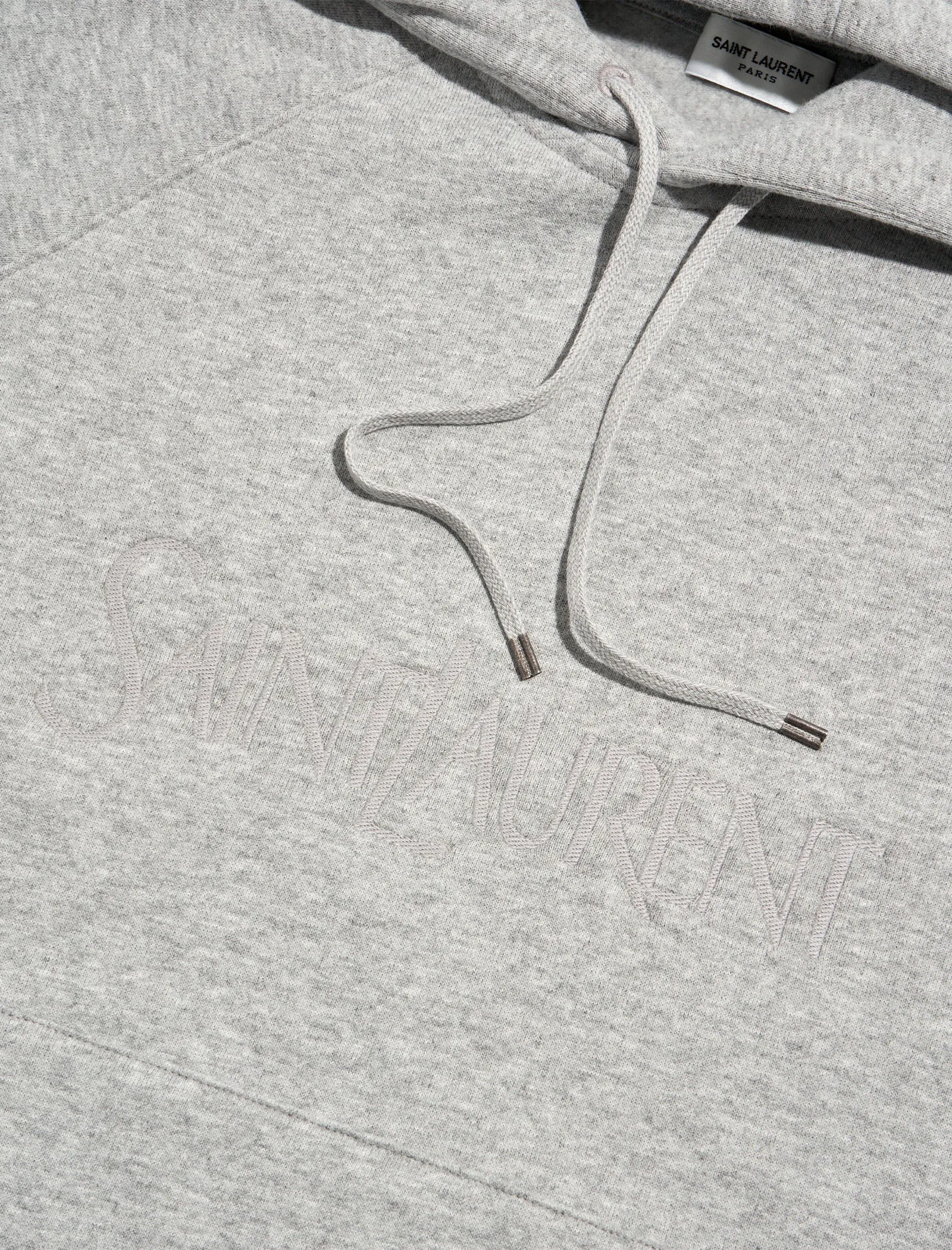 BESTICKTE LOGO KAPUZENPULLOVER