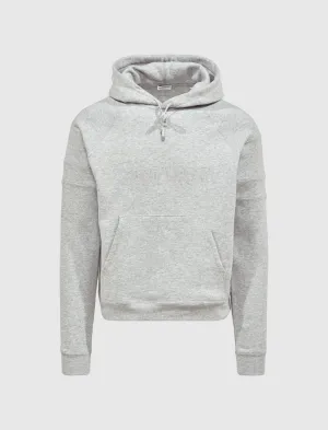 BESTICKTE LOGO KAPUZENPULLOVER
