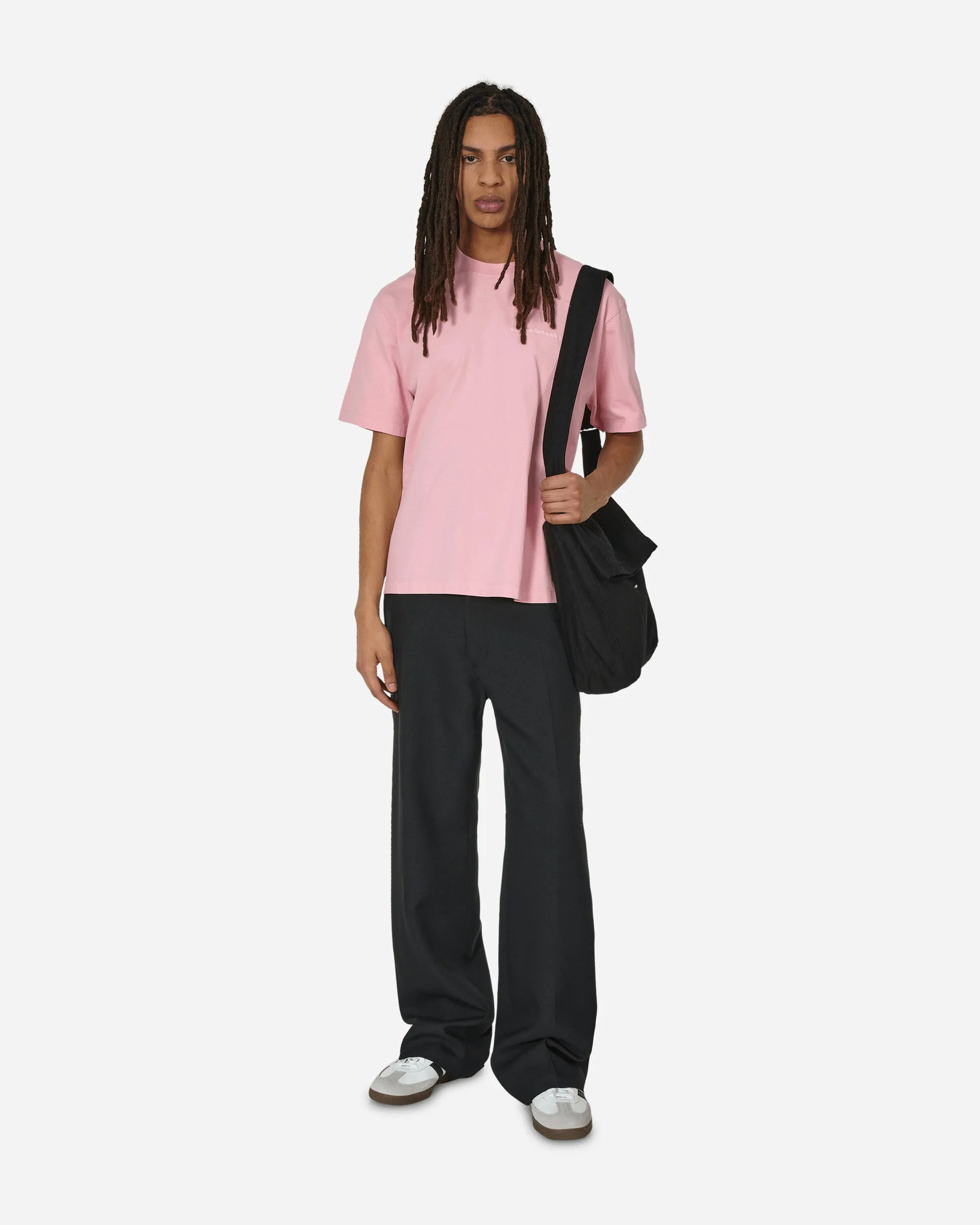 Besticktes Logo T-Shirt Pink