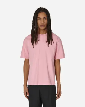 Besticktes Logo T-Shirt Pink