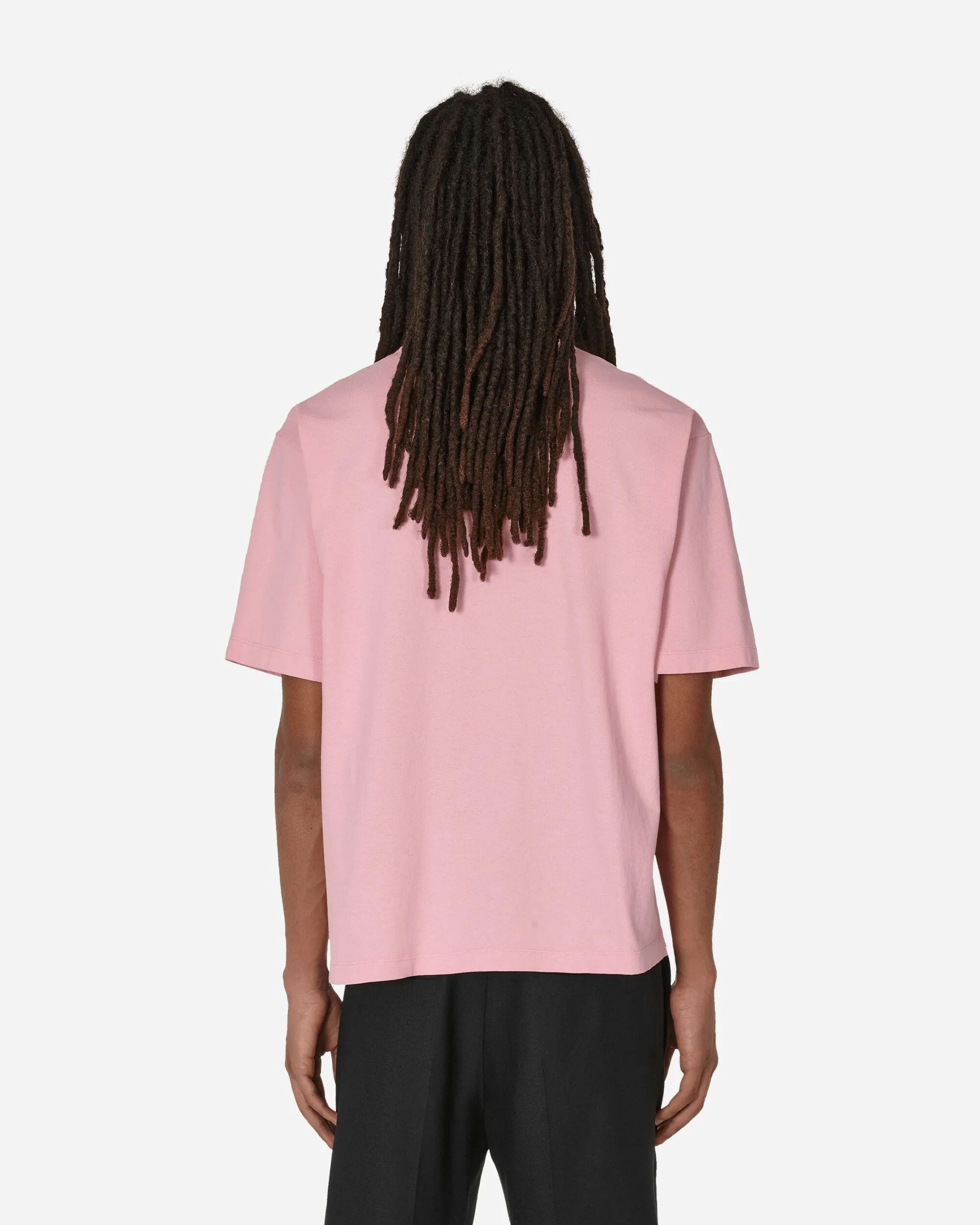 Besticktes Logo T-Shirt Pink