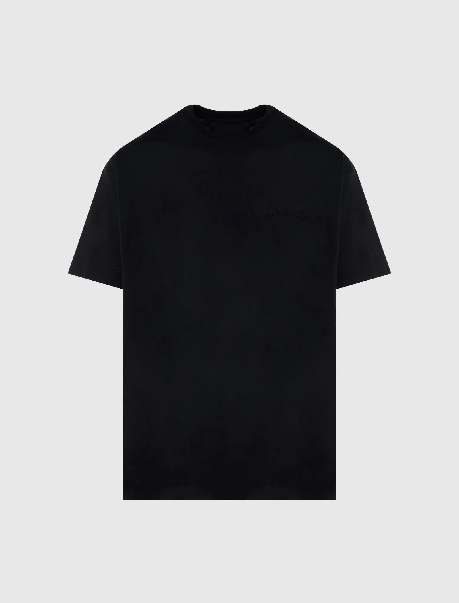 T-SHIRT MIT BESTICKTEM LOGO