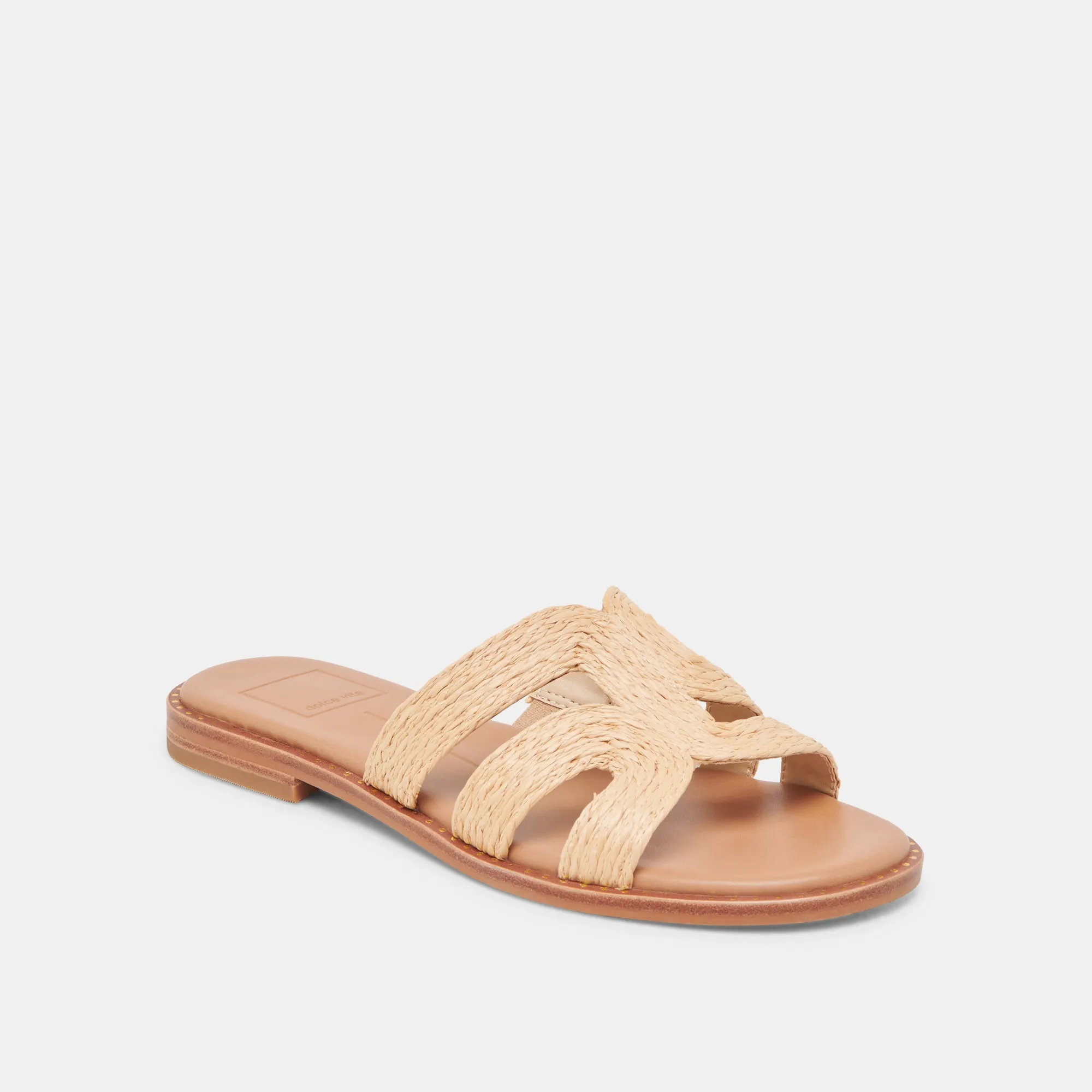 EMON WEITE SANDALEN LT NATUR RAFFIA