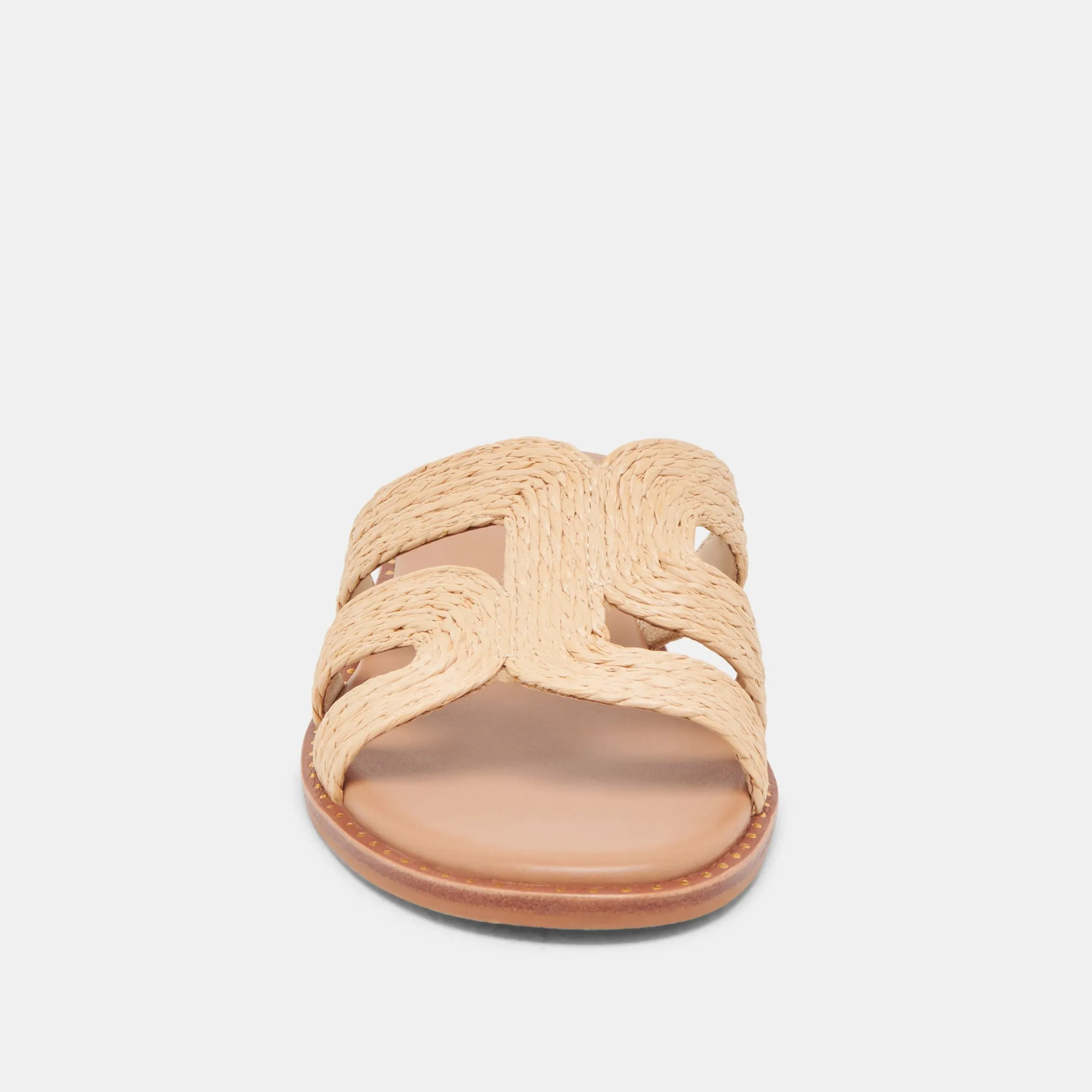 EMON WEITE SANDALEN LT NATUR RAFFIA
