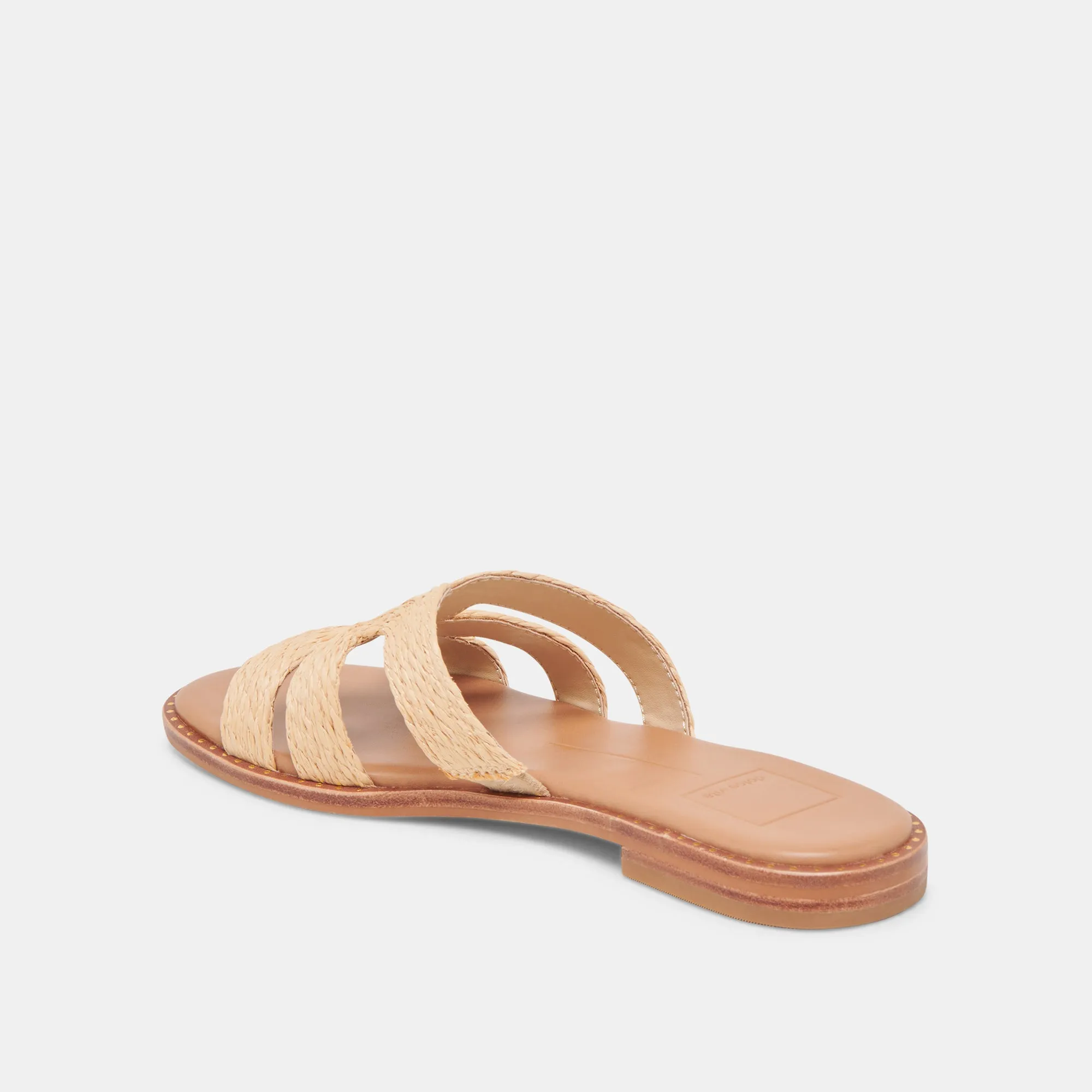 EMON WEITE SANDALEN LT NATUR RAFFIA