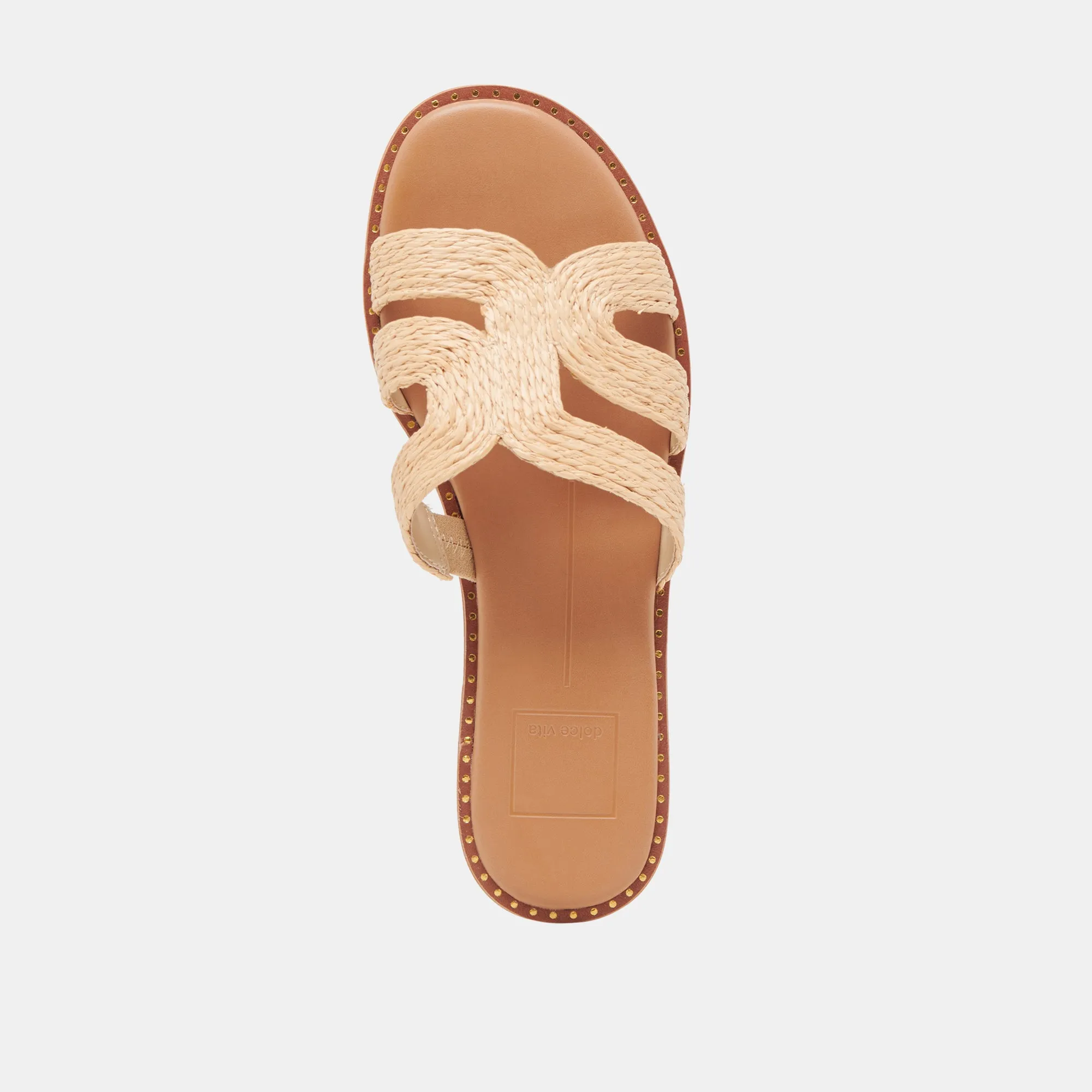 EMON WEITE SANDALEN LT NATUR RAFFIA
