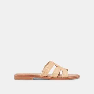 EMON WEITE SANDALEN LT NATUR RAFFIA