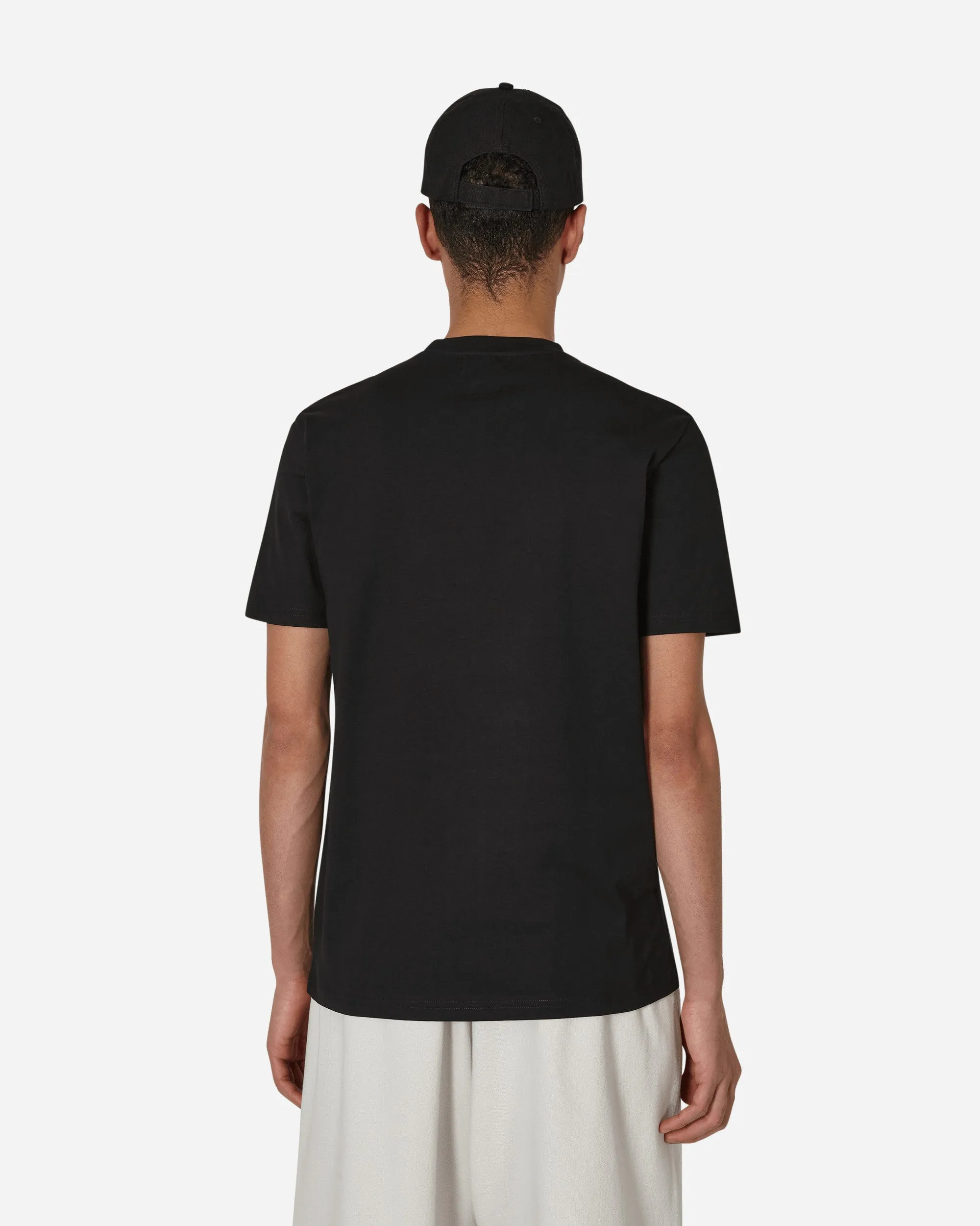 Gesichts-T-Shirt Schwarz