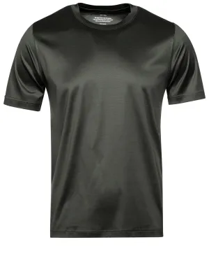 Fil di Scozia Rundhals-T-Shirt Grün