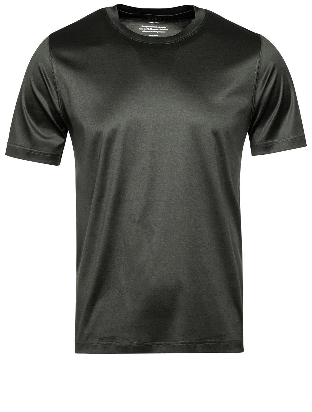 Fil di Scozia Rundhals-T-Shirt Grün