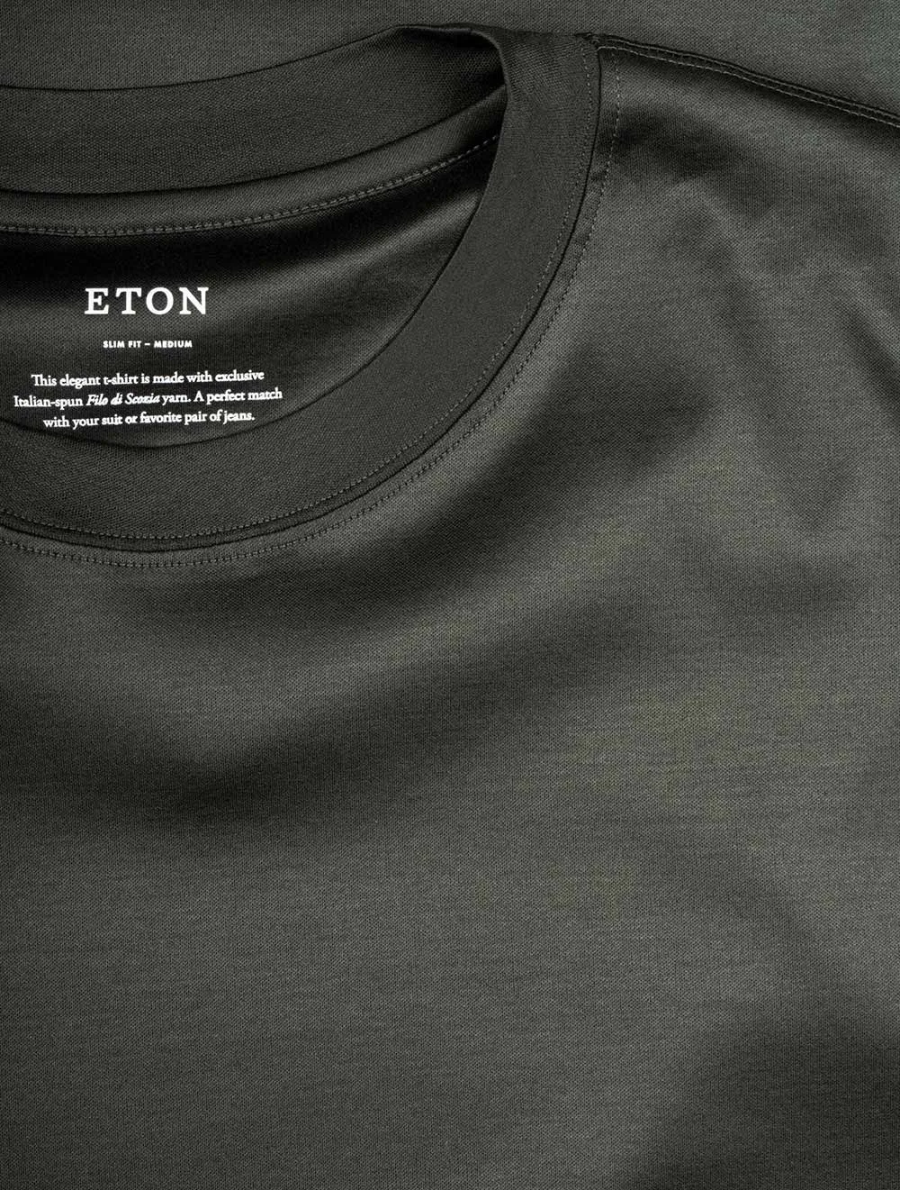 Fil di Scozia Rundhals-T-Shirt Grün