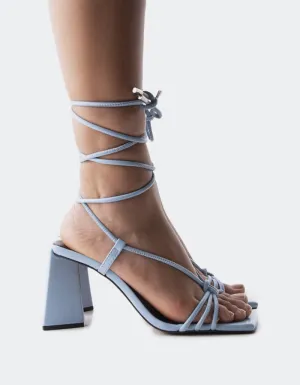 Filomena Hellblaues Leder