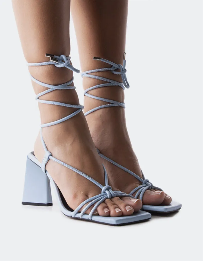 Filomena Hellblaues Leder