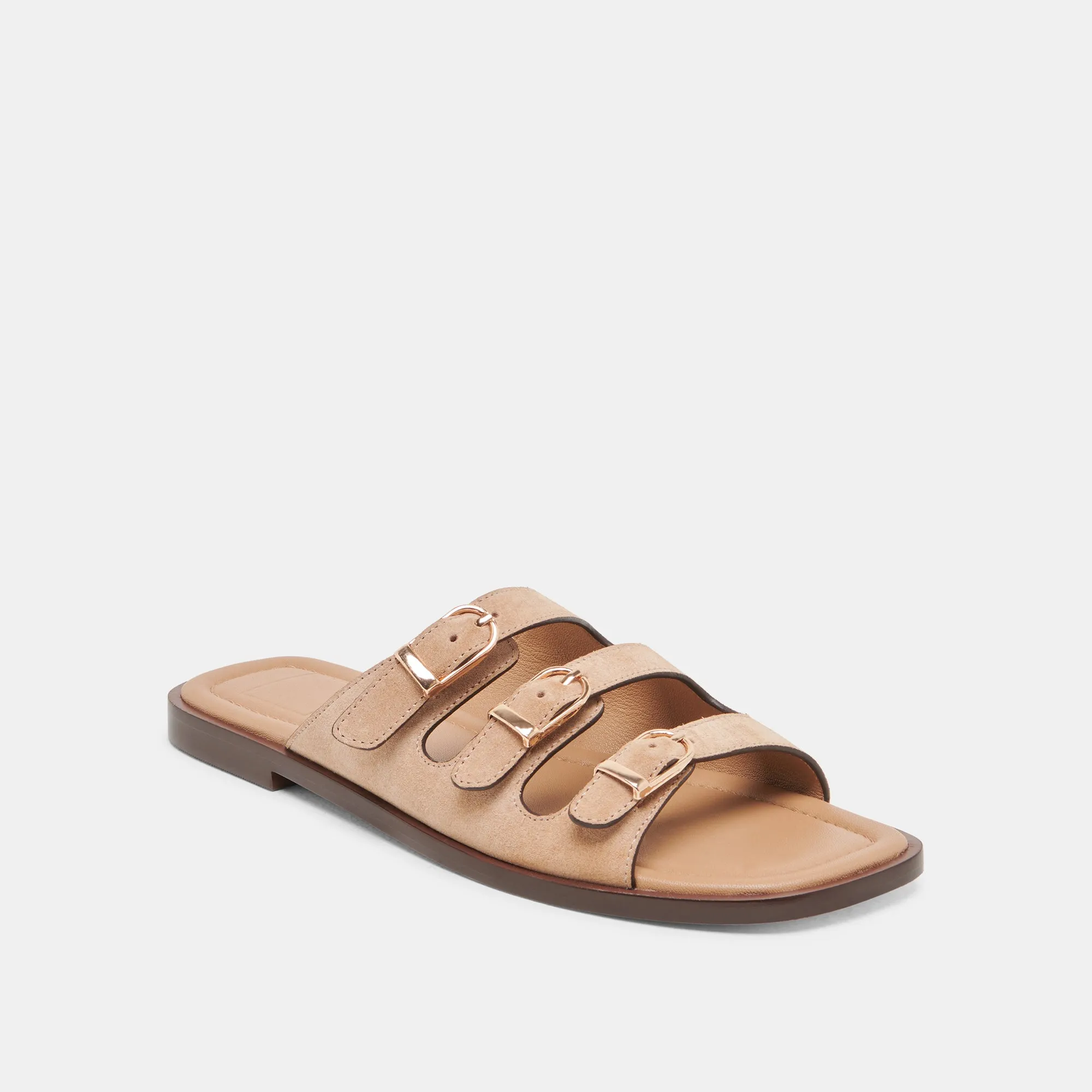 FIN SANDALETTEN BRAUN WILDLEDER