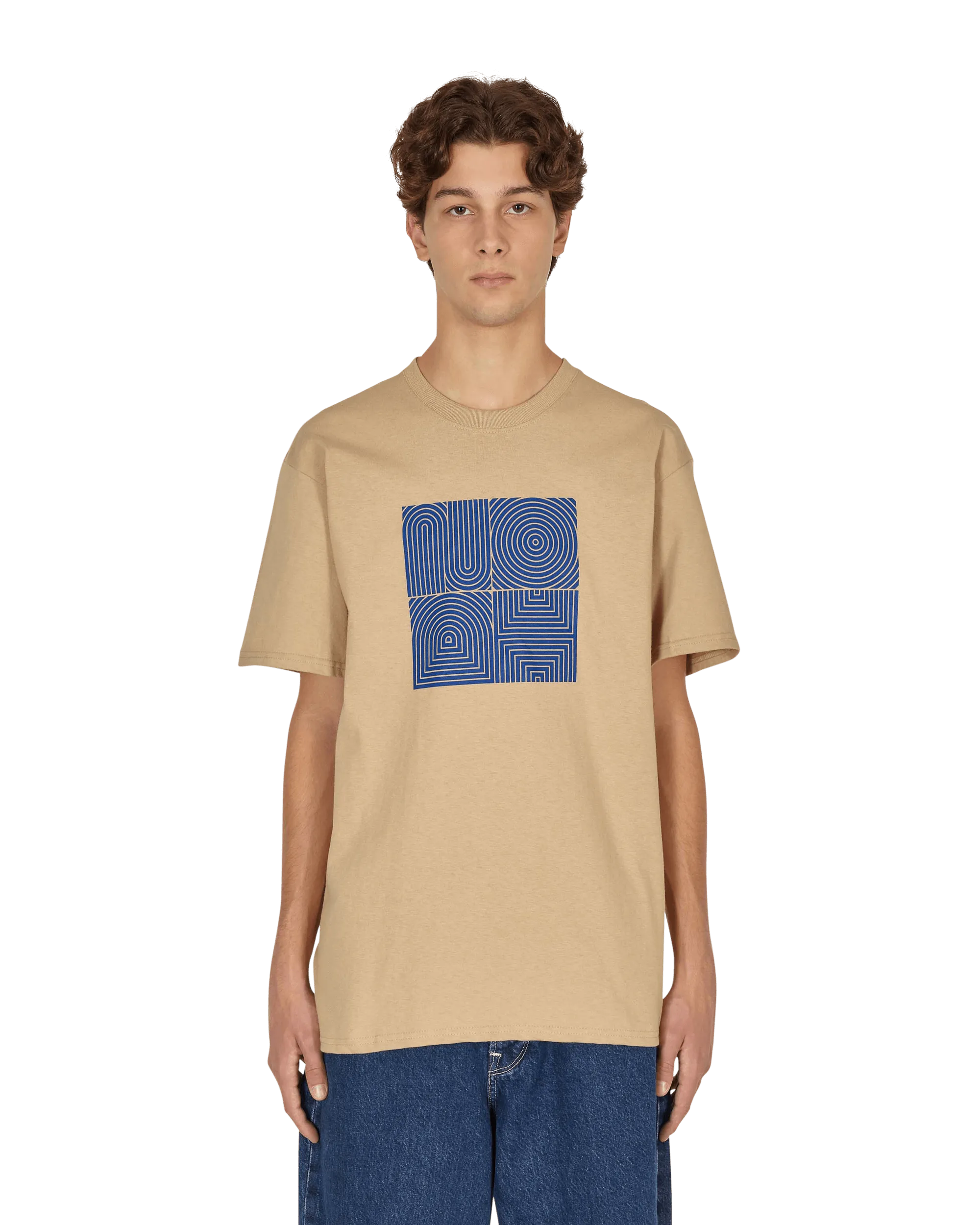 Fingerprint T-Shirt Braun