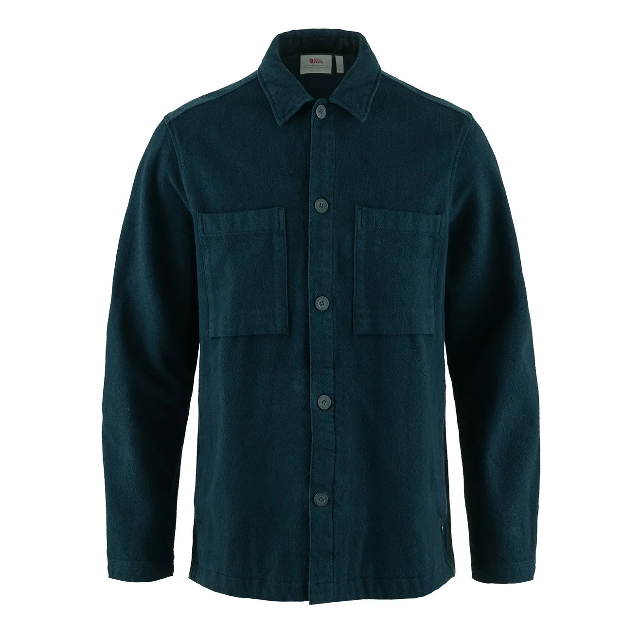 Fjallraven Singi Flannel Überhemd Dunkelblau