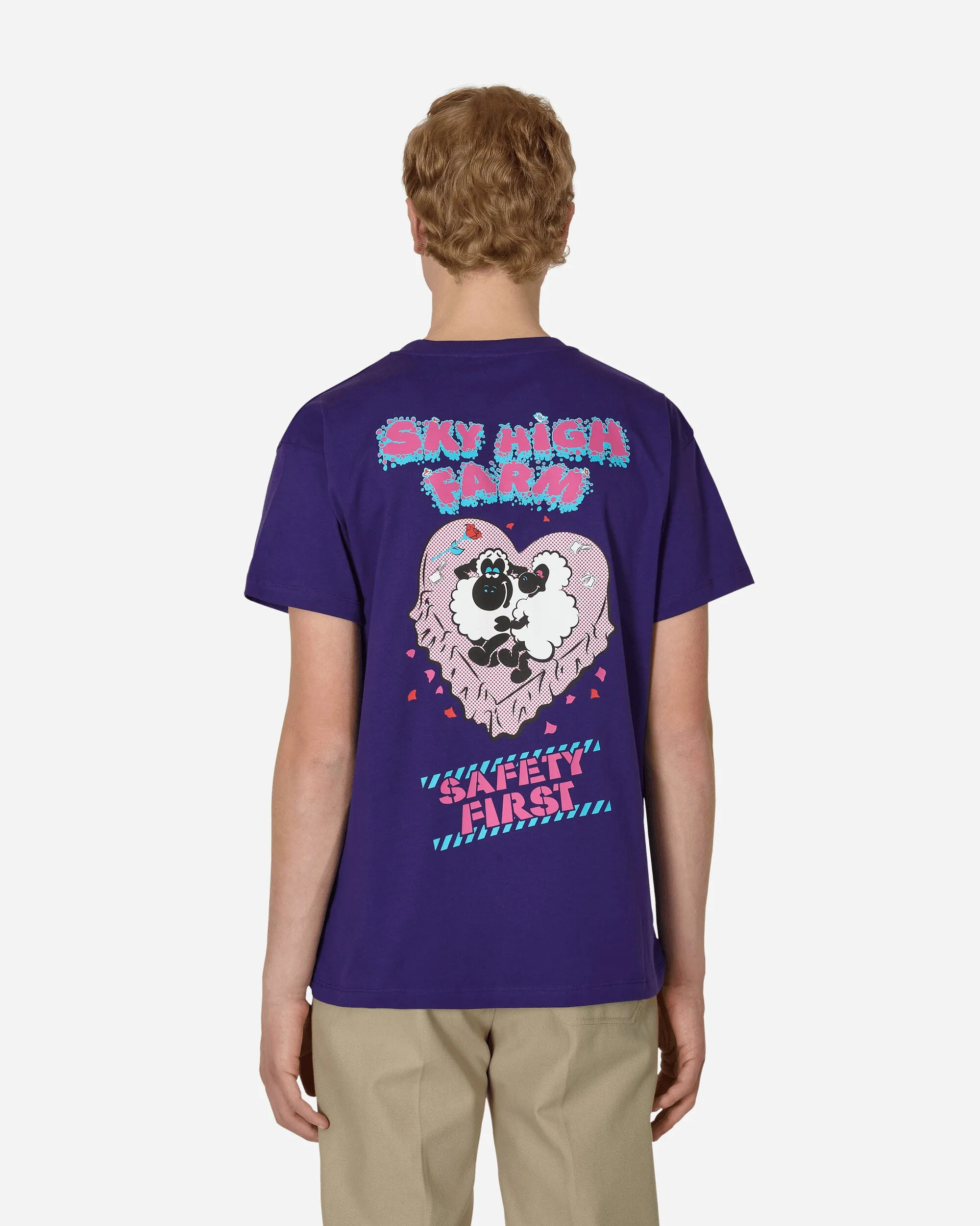 Flatbush Bedrucktes T-Shirt Lila