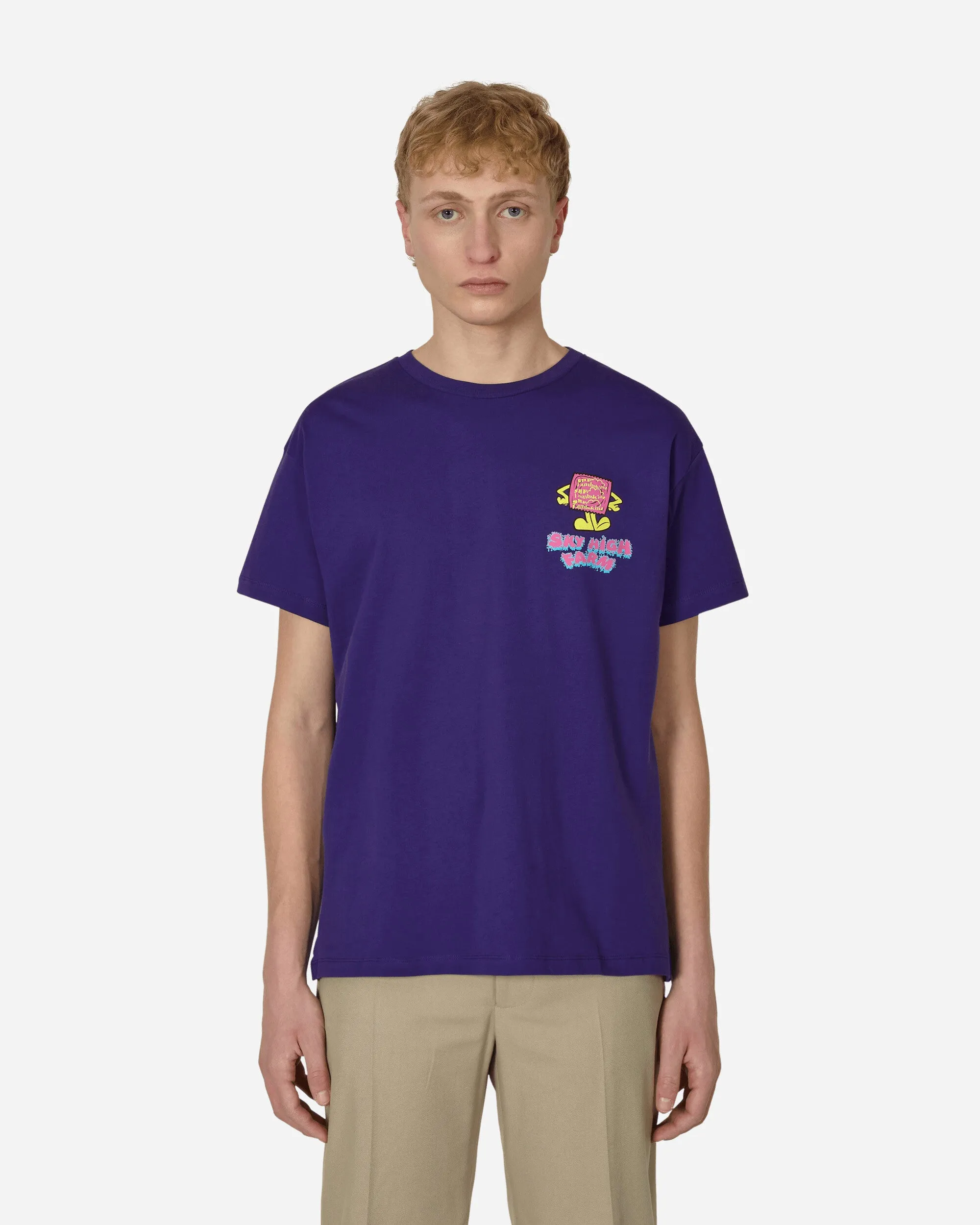 Flatbush Bedrucktes T-Shirt Lila