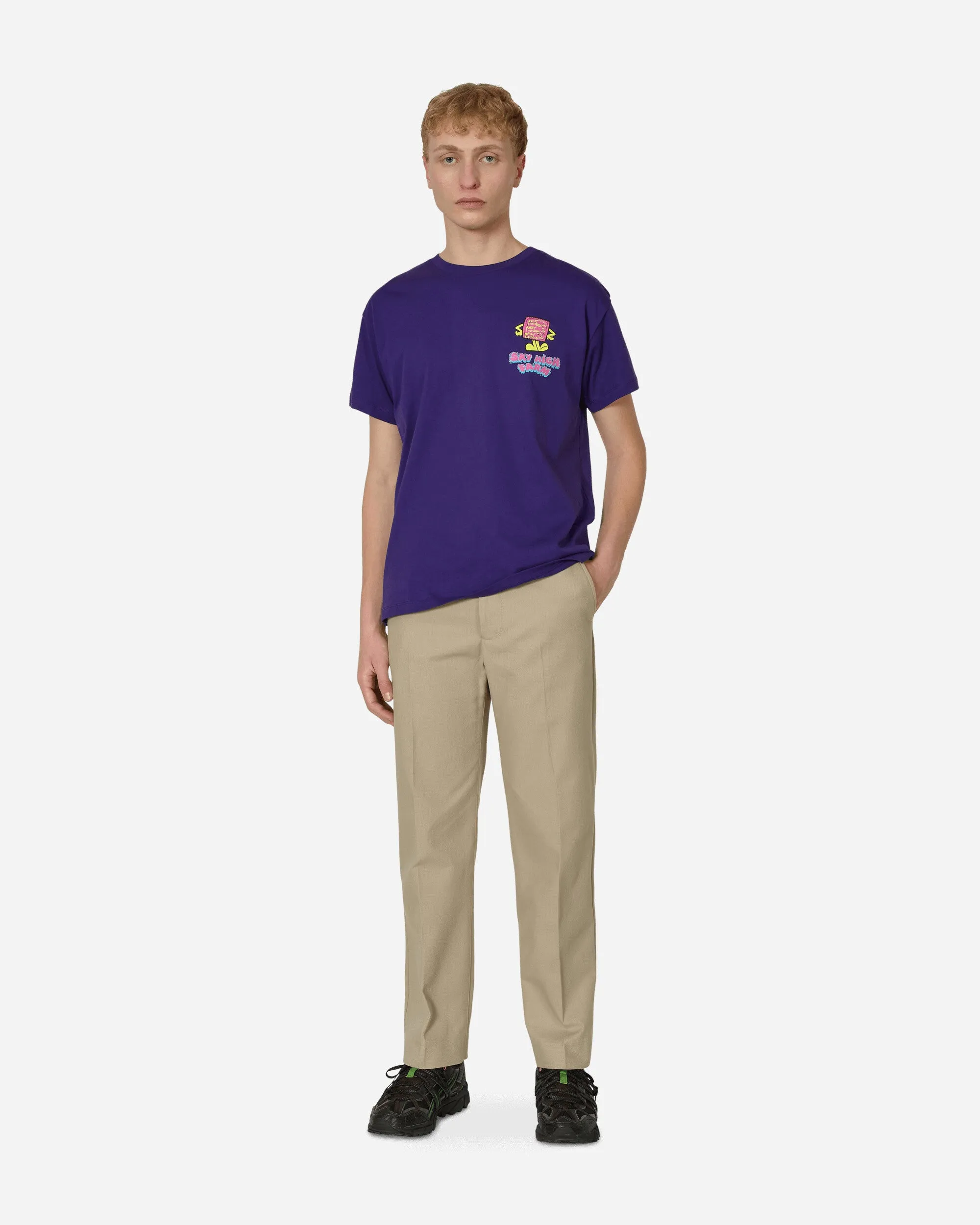 Flatbush Bedrucktes T-Shirt Lila