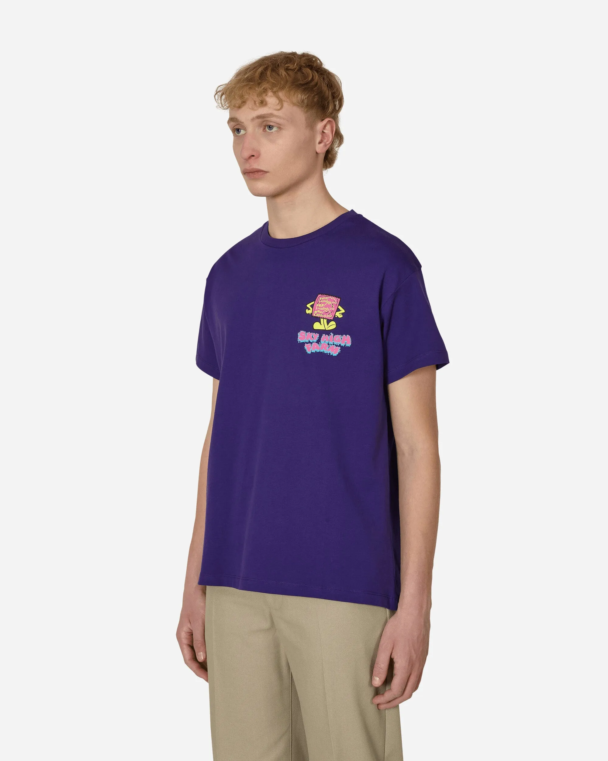 Flatbush Bedrucktes T-Shirt Lila