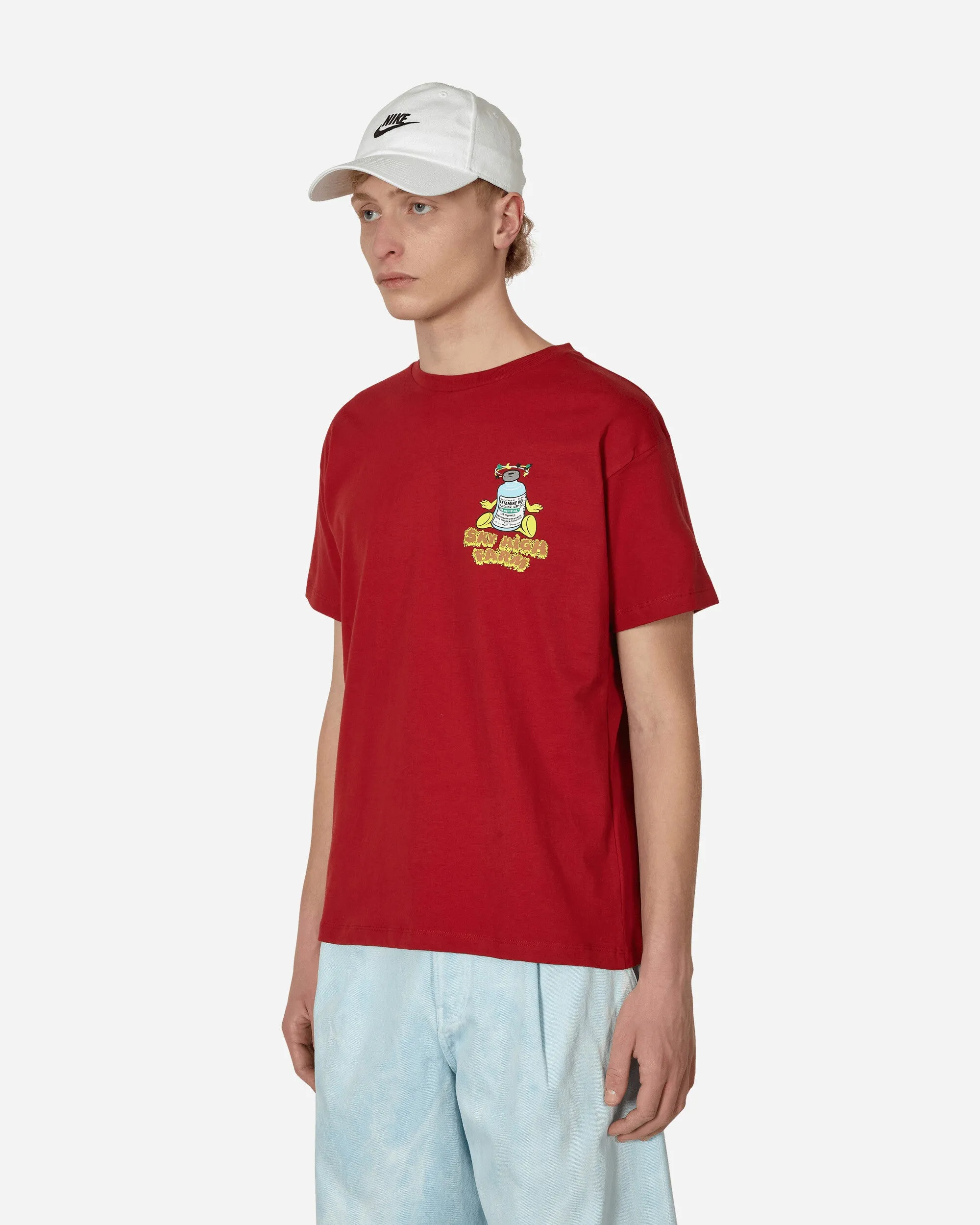 Flatbush bedrucktes T-Shirt Rot