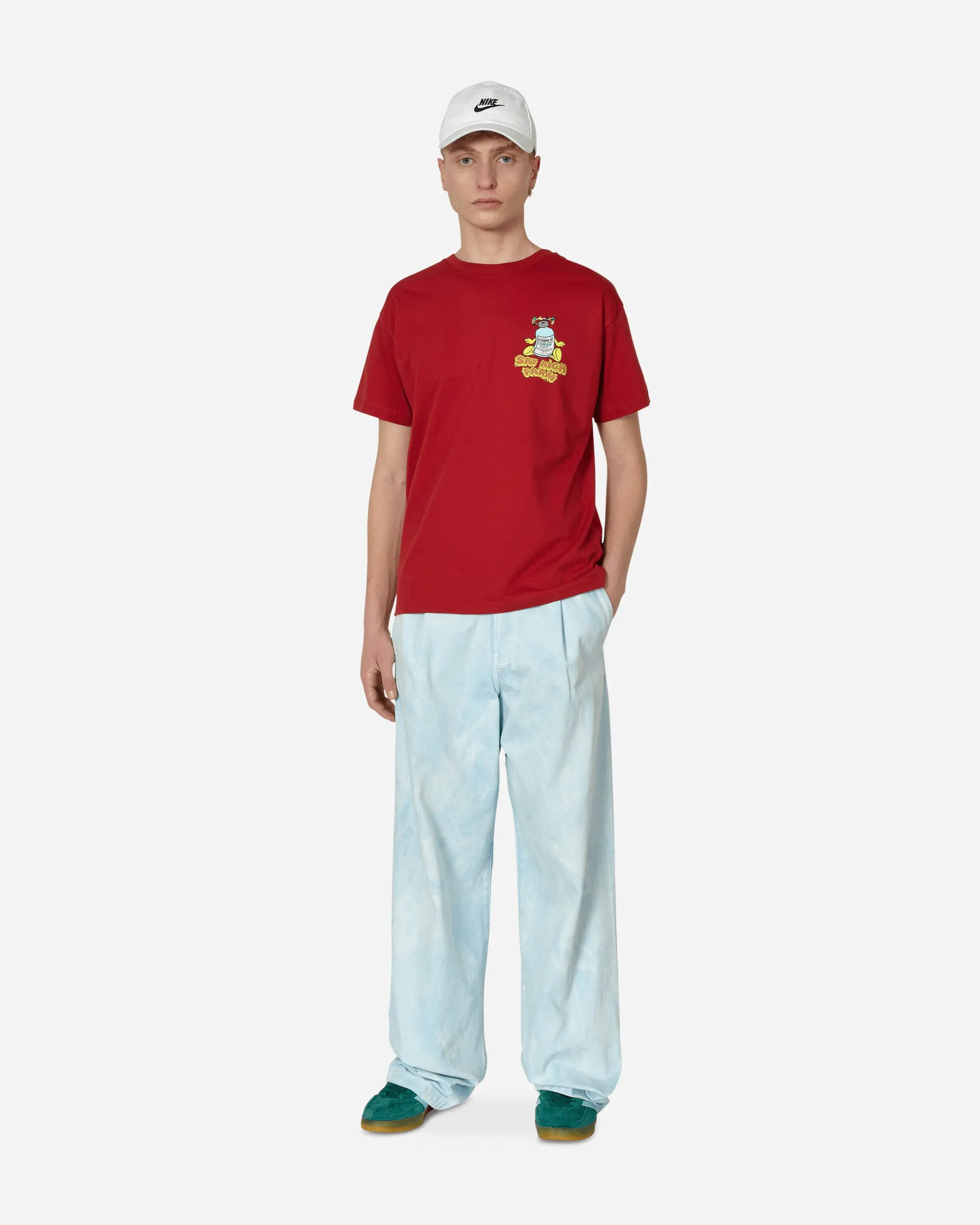 Flatbush bedrucktes T-Shirt Rot