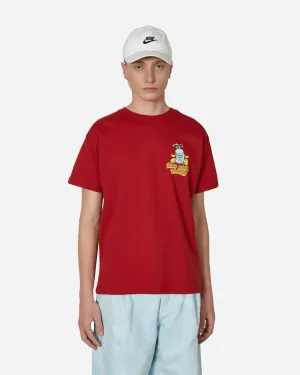 Flatbush bedrucktes T-Shirt Rot