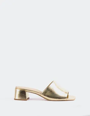 Fortunata Gold Leder