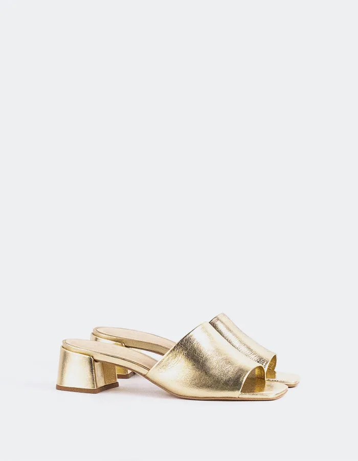 Fortunata Gold Leder