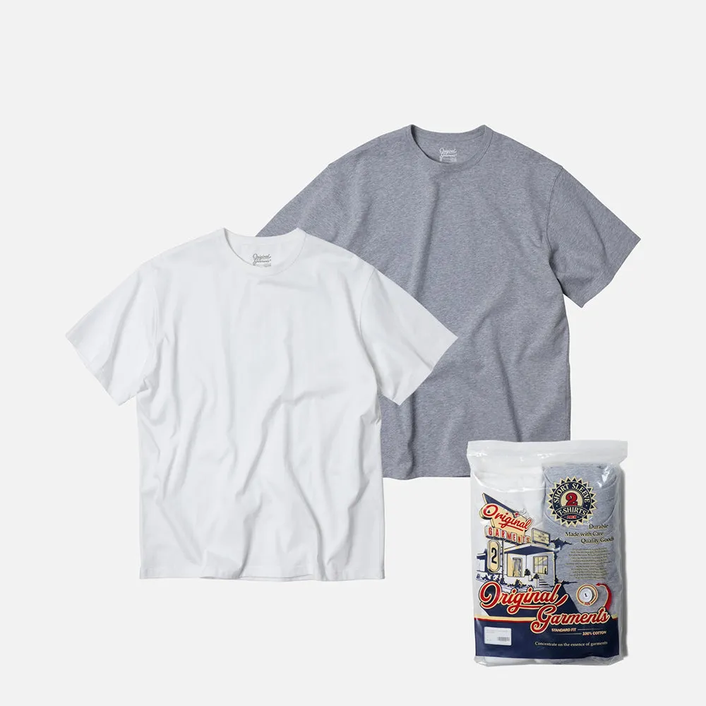 FrizmWorks OG Athletic T-Shirt 2er Pack - Weiß/Grau