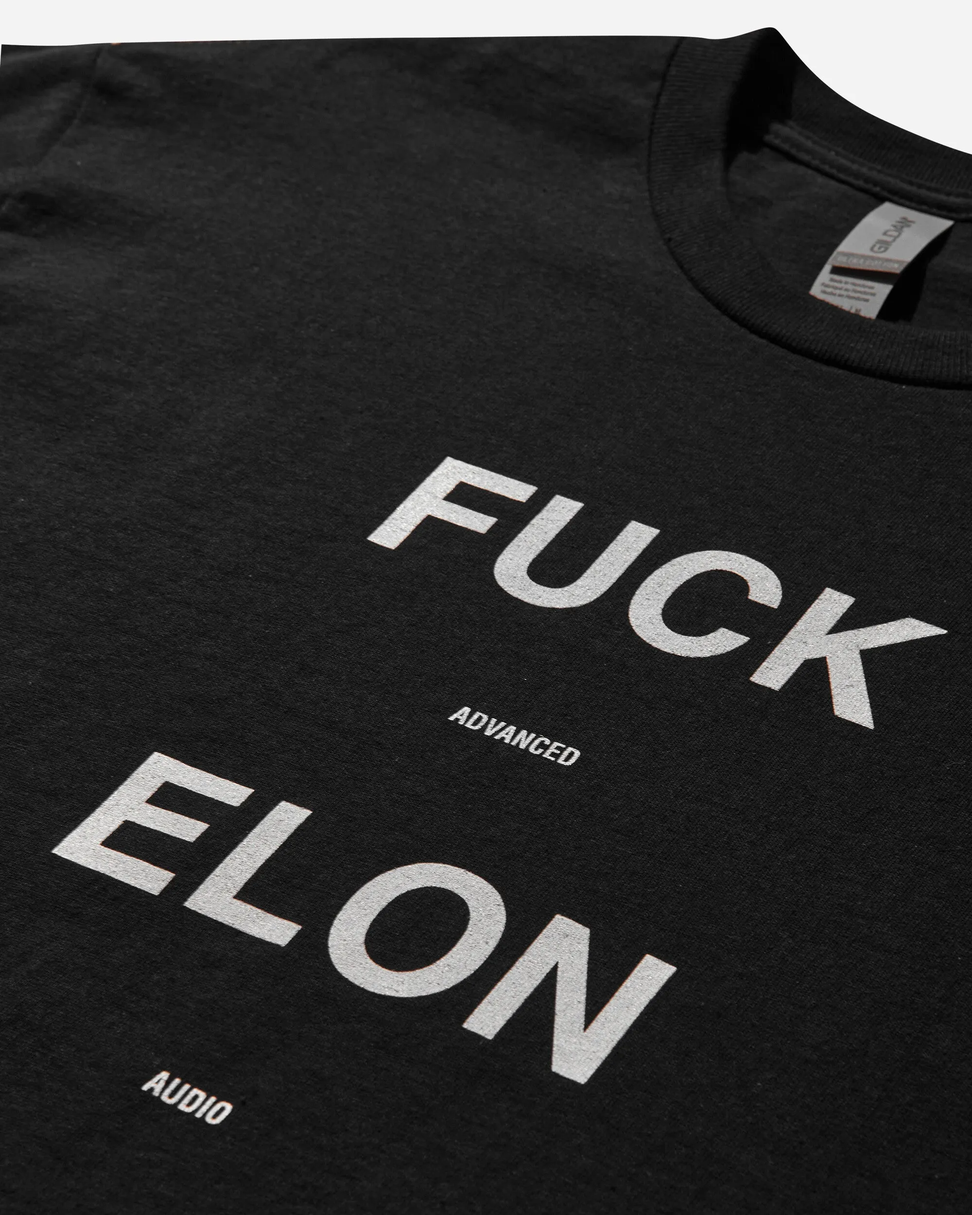 Fuck Elon Mark Jeff T-Shirt Schwarz
