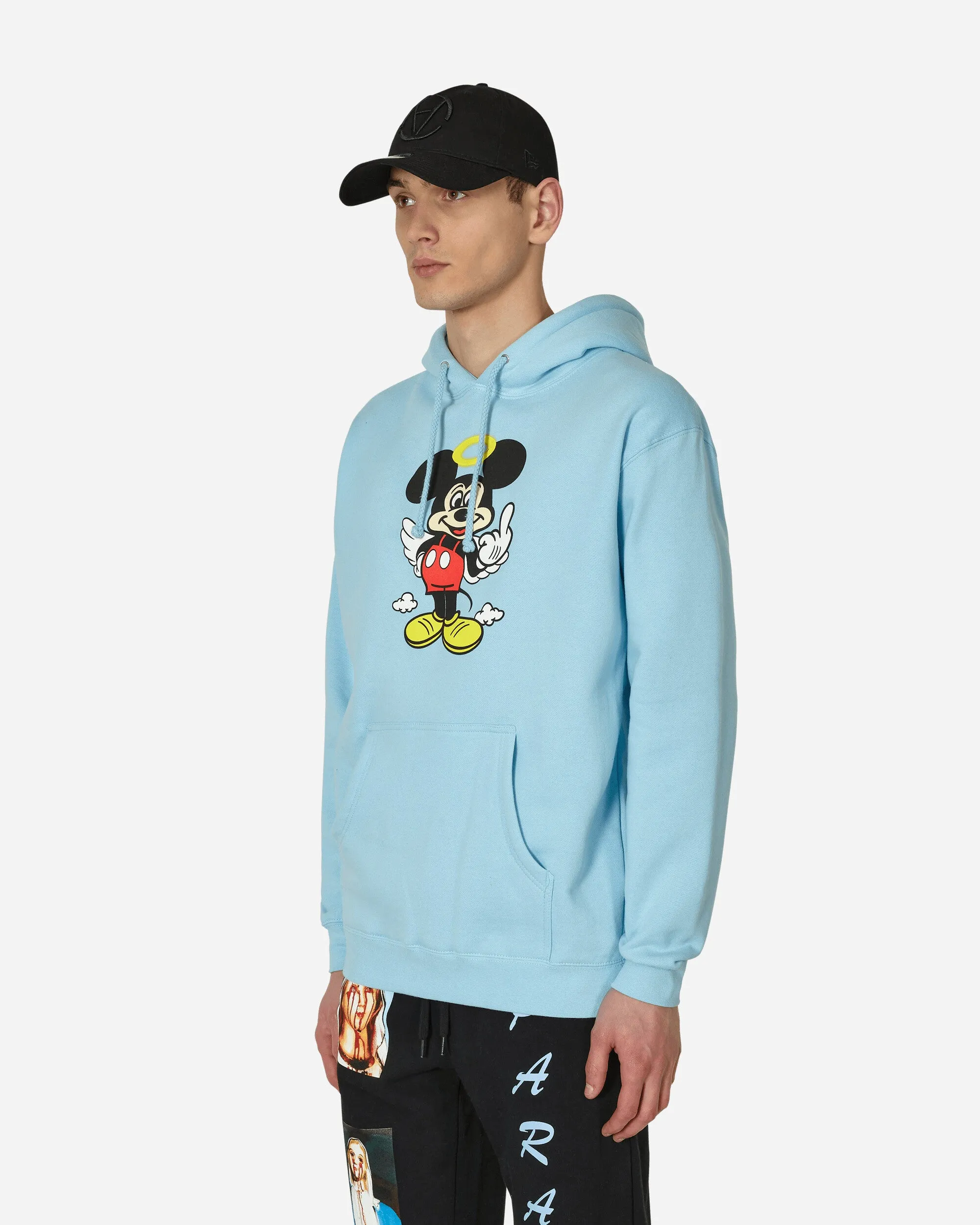 Fick Dich Kapuzenpullover Blau