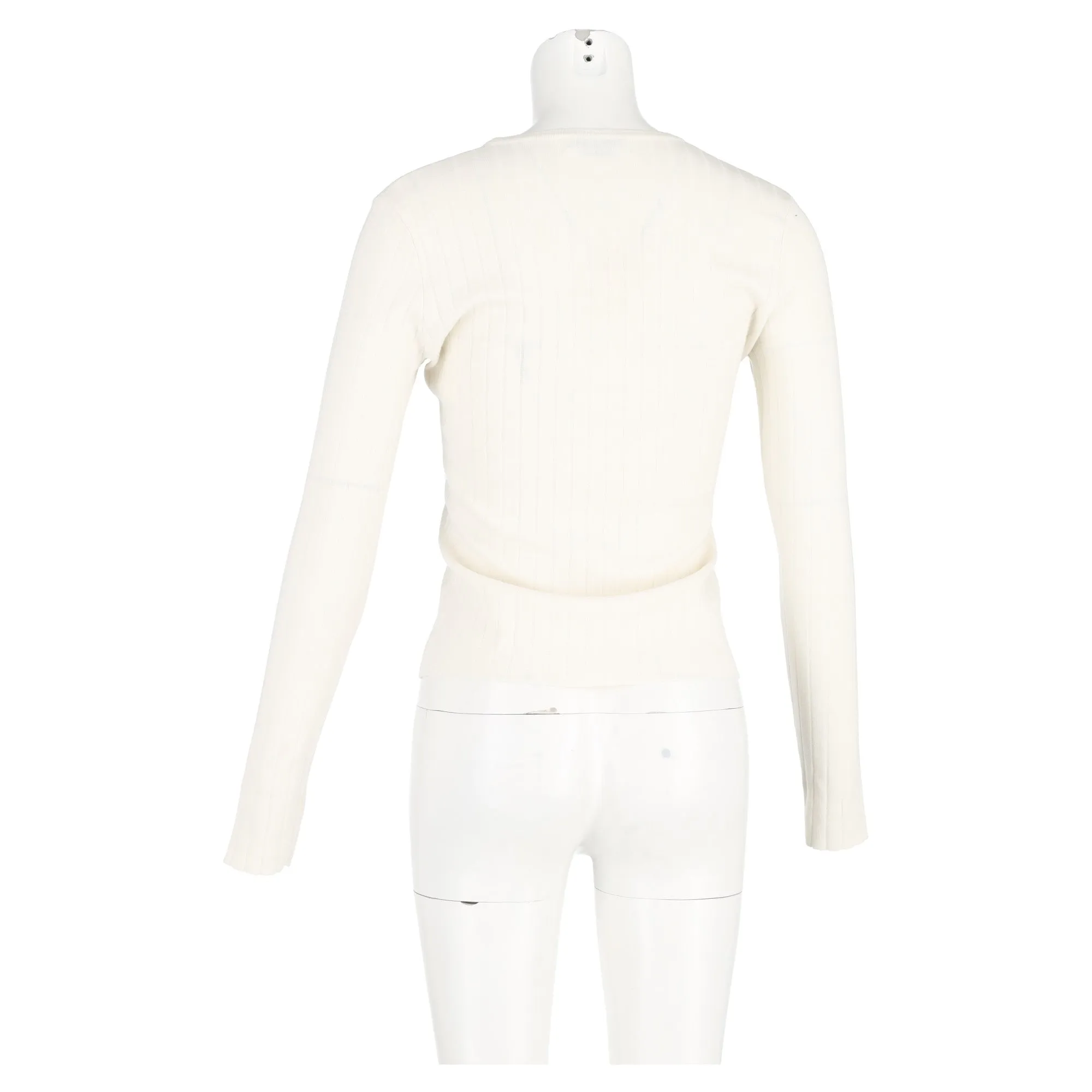 Gabriela Hearst Browning Strickpullover in Elfenbein Kaschmir-Seide